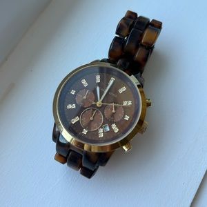 Michael Kors Tortoise Shell Watch